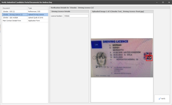 A screenshot of a driver's license

Description automatically generated