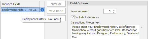 A screenshot of a field options box

Description automatically generated
