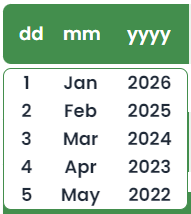 A screenshot of a calendar

Description automatically generated